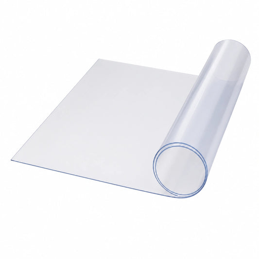 Transparente PVC-Bodenschutzmatte, 2 mm St?rke, 1 m Breite, zuschneidbar, rutschfeste Bürostuhlunterlage