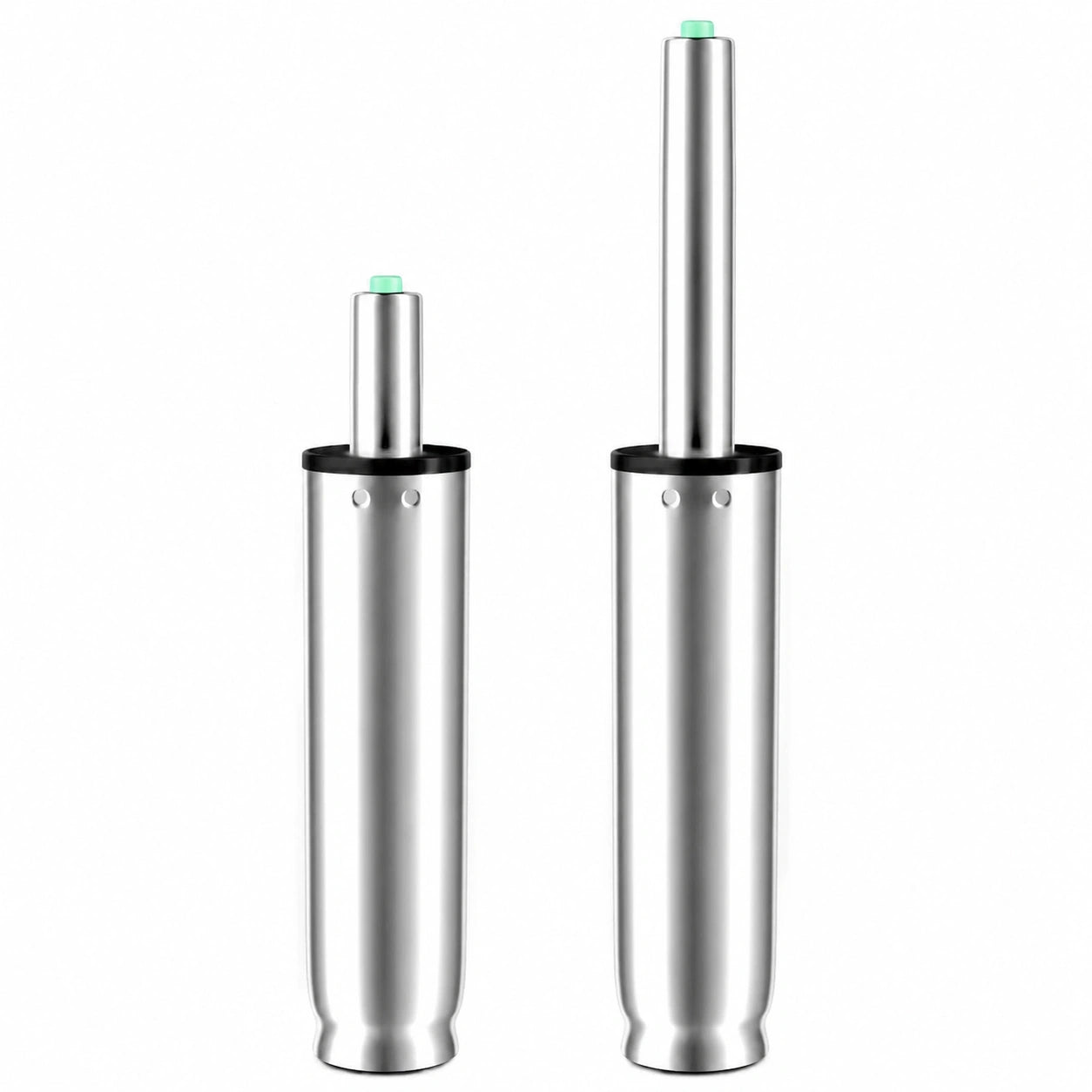 Hochbelastbare Gasdruckfeder für Bürostühle, 251-346mm, TüV-zertifiziert, Klasse 4, Universelle Passform bis 450 kg, Silber