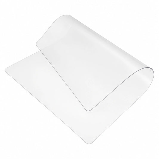 Transparente PVC-Bodenschutzmatte für Bürostühle - Verschiedene Größen, Leicht zu Reinigen