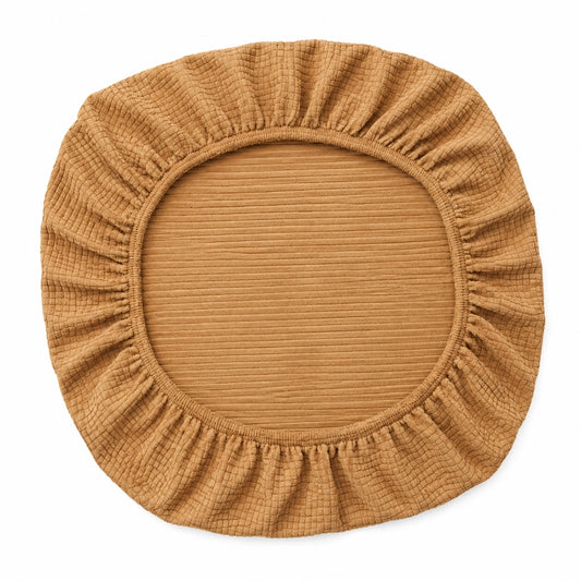 Sunnyway Elastischer Bürostuhlbezug, Schutzhülle für Schreibtisch- und Computerstühle, Waschbarer Spandex-Sitzschutz, Staub- und Fleckenresistent (Braun)