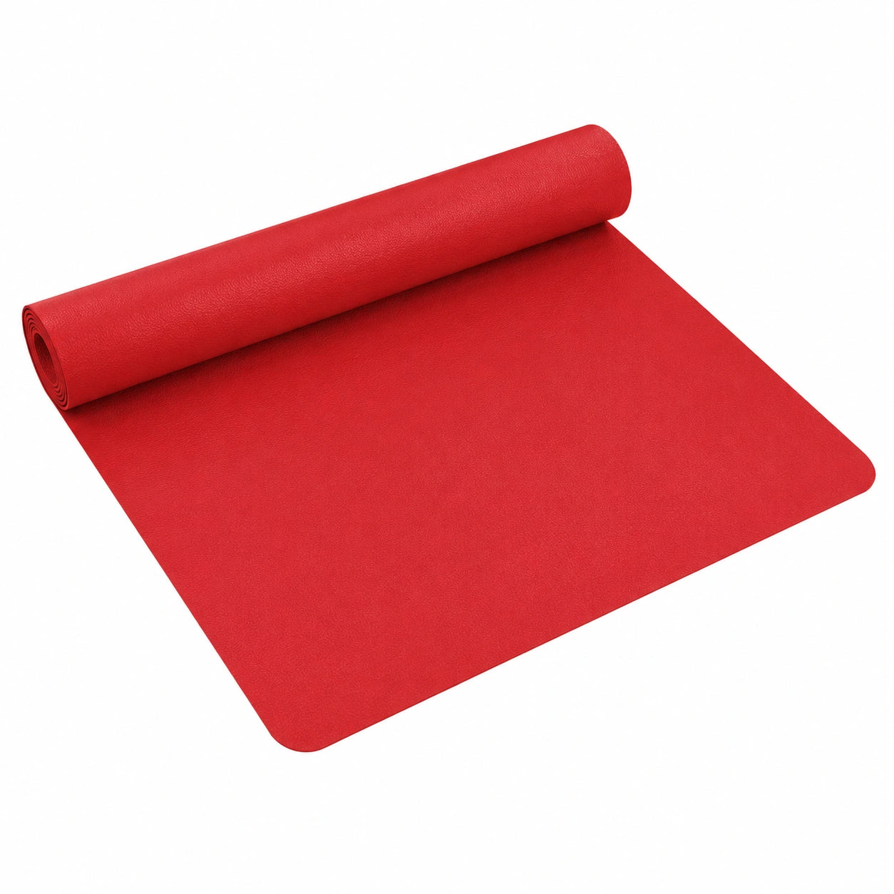 Hochwertige Bodenschutzmatte für Hartb?den aus Polypropylen, rot, 90 x 120 cm, 1,9 mm