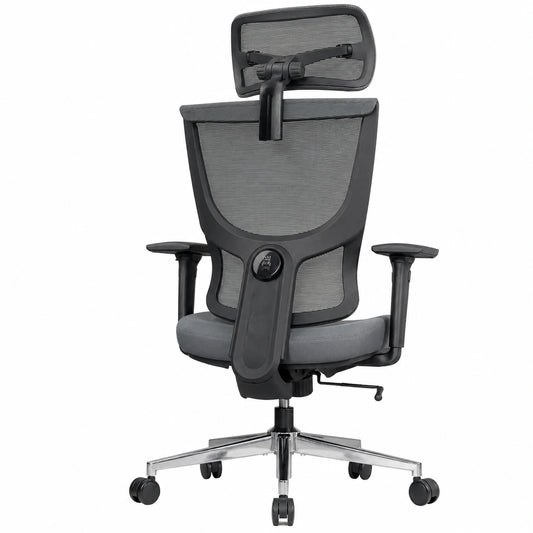 Ergonomischer Bürostuhl Admiral mit Verstellfunktionen, 4D-Armlehnen & 3D-Kopfstütze