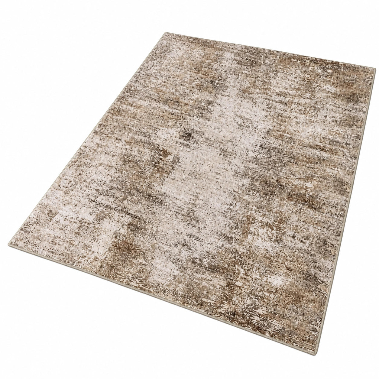 Capslpad Antirutsch-Stuhlmatte 120x150cm Braun Abstrakt für Hartb?den Büro- und Schreibtischstühle