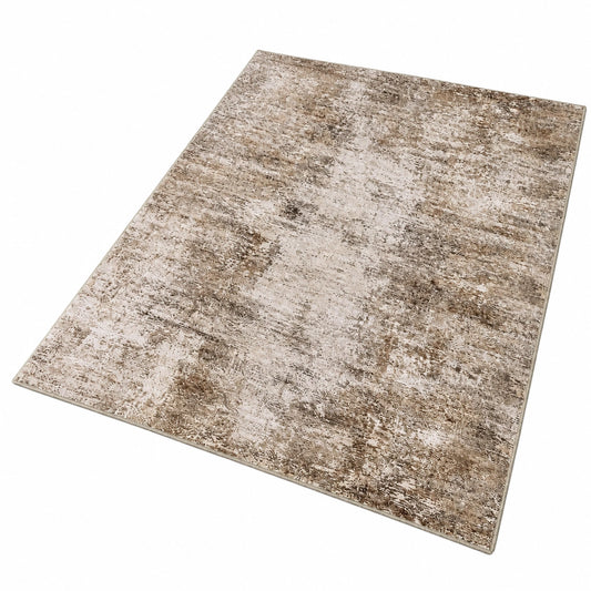Capslpad Antirutsch-Stuhlmatte 120x150cm Braun Abstrakt für Hartb?den Büro- und Schreibtischstühle
