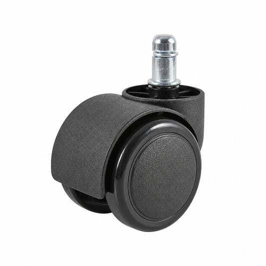 Symino 5er Set Leise Bürostuhlrollen 11x22mm, Universal Stuhlrollen für harte und weiche Böden - Kratzfrei, Ohne Schutzmatte, Belastbar bis 300 kg