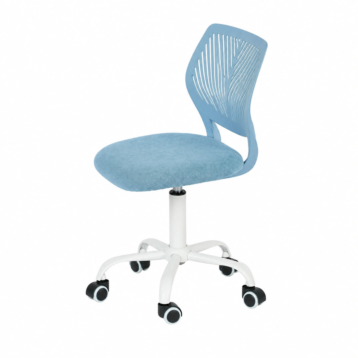Höhenverstellbarer Kinder-Drehstuhl mit Rückenlehne, ergonomisch, für Schreibtisch, bis 100 kg, 3-10 Jahre